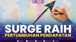 Surge Raih Pertumbuhan Pendapatan.(SUMBER : IDX CHANNEL)