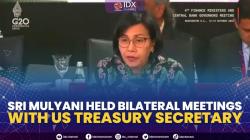 Sri Mulyani Held Bilateral Meetings With us Treasury Secretary,(Sumber: IDX CHANNEL)