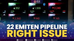22 Emiten Pipeline Right Issue,(Sumber: IDX CHANNEL)