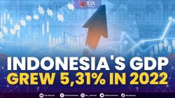 Indonesia's GDP Grew 5,31% in 2022. (Sumber : IDXChannel)