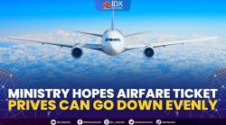 Ministry Hopes Airfare Ticket Prives can Go Down Evenly. (Sumber : IDXChannel)