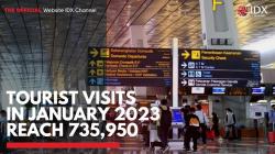 Tourist Visits In January 2023 Reach 735,950,(Sumber: IDX CHANNEL)