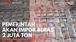 Pemerintah akan Impor Beras 2 Juta Ton. (Sumber : IDXChannel)