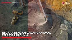Negara dengan Cadangan Emas Terbesar di Dunia,(Sumber: IDX CHANNEL)