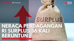 Neraca Perdagangan RI Surplus 36 Kali Beruntun. (Sumber : IDXChannel)