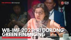 WB-IMF 2023: RI Dorong Green Financing. (Sumber : IDXChannel)