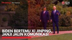 Biden Bertemu Xi Jinping, Janji Jalin Komunikasi,(Sumber: IDX CHANNEL)