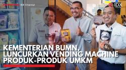 Kementerian BUMN, Luncurkan Vending Machine Produk-Produk UMKM. (Sumber : IDXChannel)