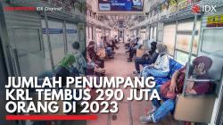 Jumlah Penumpang KRL Tembus 290 Juta Orang di 2023. (Sumber : IDXChannel)