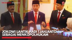 Jokowi Lantik Hadi Tjahjanto Sebagai Menkopolhukam,(Sumber: IDX CHANNEL)