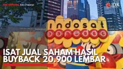ISAT Jual Saham Hasil Buyback 20.900 Lembar. (Sumber : IDXChannel)