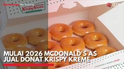 Mulai 2026 McDonald's AS Jual Donat Krispy Kreme,(Sumber: IDX CHANNEL)