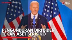 Pengunduran Diri Biden Tekan Aset Berisiko,(Sumber: IDX CHANNEL)