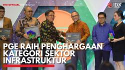 PGE Raih Penghargaan Kategori Sektor Infrastruktur. (Sumber : IDX Channel)