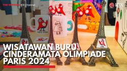 Wisatawan Buru Cinderamata Olimpiade Paris 2024. (Sumber : IDX Channel)