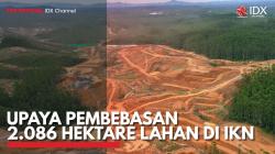 Upaya Pembebasan 2.086 Hektare Lahan di IKN. (Sumber : IDX Channel)