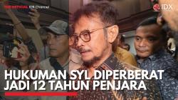 Hukuman SYL Diperberat Jadi 12 Tahun Penjara. (Sumber : IDX Channel)