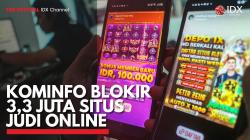 Kominfo Blokir 3,3 Juta Situs Judi Online. (Sumber : IDX Channel)