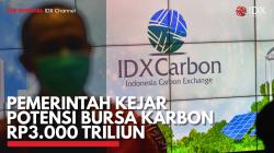Pemerintah Kejar Potensi Bursa Karbon Rp3.000 Triliun. (Sumber : IDX Channel)