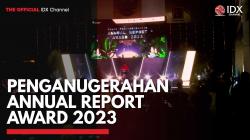 Penganugerahan Annual Report Award 2023,(Sumber: IDX CHANNEL)
