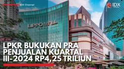 LPKR Bukukan Pra Penjualan Kuartal III-2024 Rp4,25 Triliun. (Sumber : IDX Channel)