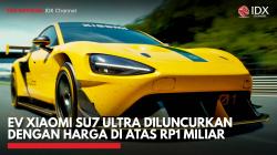 EV Xiaomi SU7 Ultra Diluncurkan dengan Harga di Atas Rp1 Miliar,(Sumber: IDX CHANNEL)