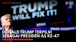 Donald Trump Terpilih Sebagai Presiden AS ke-47,(Sumber: IDX CHANNEL)