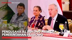 Pengusaha AS Dukung Asta Cita Pemerintahan Prabowo,(Sumber: IDX CHANNEL)