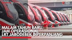 Malam Tahun Baru, Jam Operasional LRT Jabodebek Diperpanjang. (Sumber : IDX Channel)