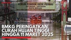 BMKG Peringatkan Curah Hujan Tinggi hingga 11 Maret 2025. (Sumber : IDX Channel)