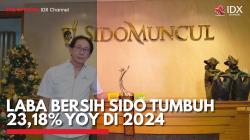 Laba Bersih SIDO Tumbuh 23,18% YoY di 2024. (Sumber : IDX Channel)