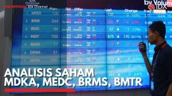 Analisis Saham MDKA, MEDC, BRMS, BMTR. (Sumber : IDX Channel)