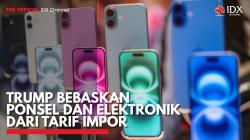 Trump Bebaskan Ponsel dan Elektronik dari Tarif Impor. (Sumber : IDX Channel)