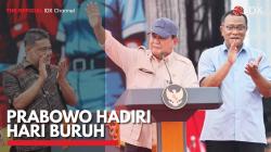 Prabowo Hadiri Hari Buruh. (Sumber : IDX Channel)