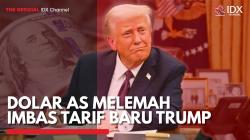 Dolar AS Melemah Imbas Tarif Baru Trump