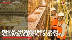 Penjualan Semen INTP Turun 4,2% pada Kuartal I-2025 YoY. (Sumber : IDX Channel)
