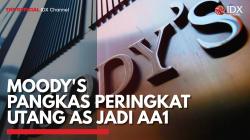 Moody's Pangkas Peringkat Utang AS Jadi AA1,(Sumber: IDX CHANNEL)