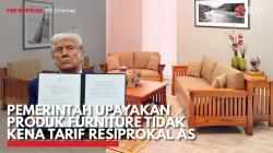 Pemerintah Upayakan Produk Furniture tidak Kena Tarif Resiprokal AS. (Sumber : IDX Channel)