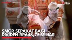 SMGR Sepakat Bagi Dividen Rp648,75 Miliar. (Sumber : IDX Channel)
