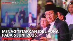 Menag Tetapkan Idul Adha Pada 6 Juni 2025,(Sumber: IDX CHANNEL)