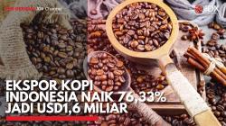 Ekspor Kopi Indonesia Naik 76,33% Jadi USD1,6 Miliar. (Sumber : IDX Channel)