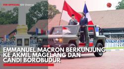 Emmanuel Macron Berkunjung ke Akmil Magelang dan Candi Borobudur. (Sumber : IDX Channel)