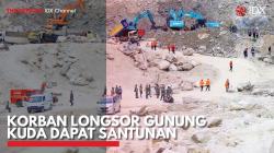 Korban Longsor Gunung Kuda Dapat Santunan. (Sumber : IDX Channel)