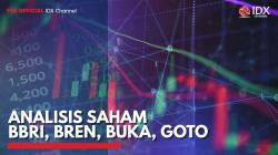 Analisis Saham BBRI, BREN, BUKA, GOTO,(Sumber: IDX CHANNEL)