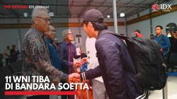 11 WNI Dievakuasi dari Iran Tiba di Bandara Soetta. (Sumber: IDX Channel)