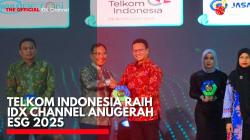 Telkom Indonesia Raih IDX Channel Anugerah ESG 2025 Kategori Sektor Infrastruktur. (Sumber: IDX Channel)