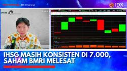 IHSG Masih Konsisten di 7.000, Saham BMRI Melesat,(Sumber: IDX CHANNEL)