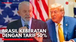 Brasil Keberatan Tarif Impor 50%, Siap Berdialog dengan Trump. (Sumber: IDX Channel)