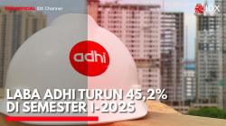 Laba ADHI Turun 45,2% di Semester I-2025. (Sumber: IDX Channel)