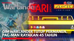 Gim Warlander Tutup Server Permanen, Pac-Man Rayakan 45 Tahun. (Sumber: IDX Channel)